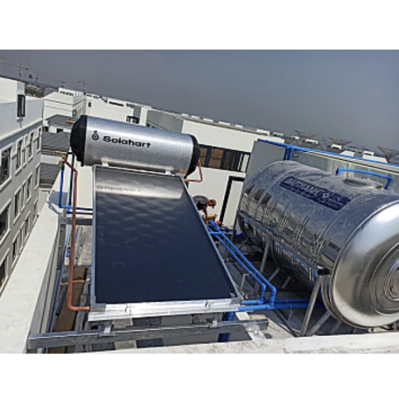 COMBO Solahart 180L+Bơm tăng áp+Bơm hồi
